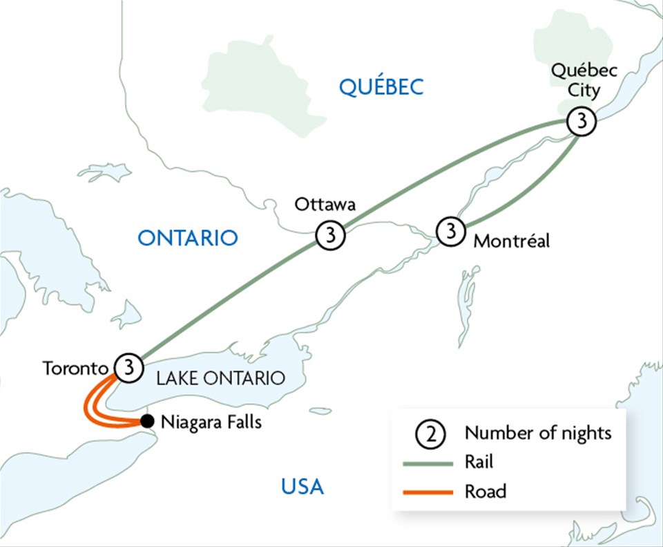 ontario canada to montreal